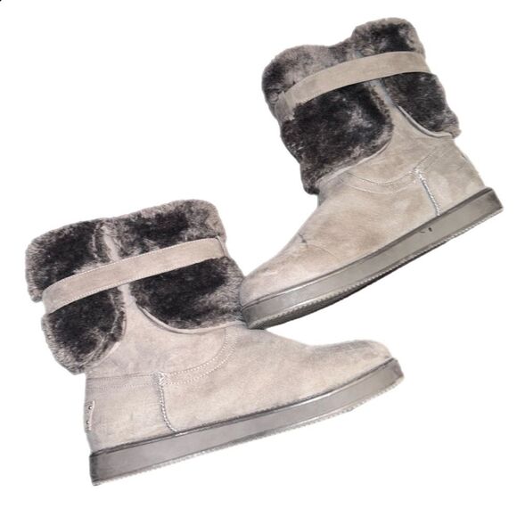 Boots G BY GUESS Women's ADDALYNÂ Boots Faux Fur Trim SZ. 8 1/2M - Picture 7 of 8